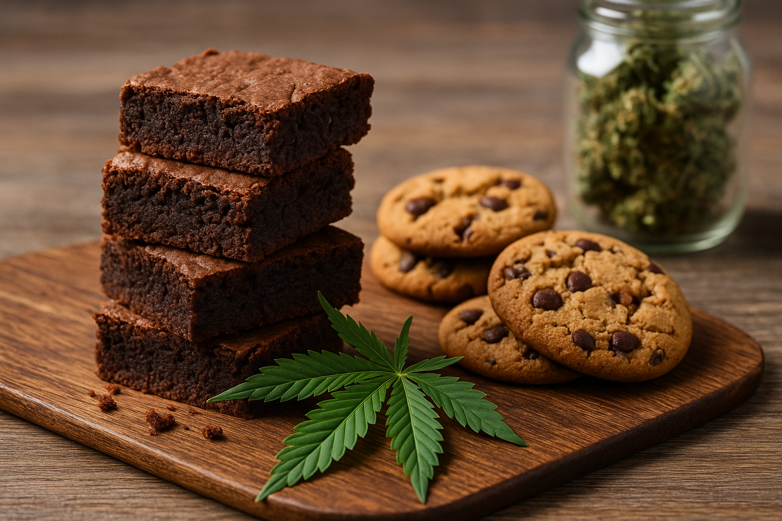 Cannabis Brownies und Cookies